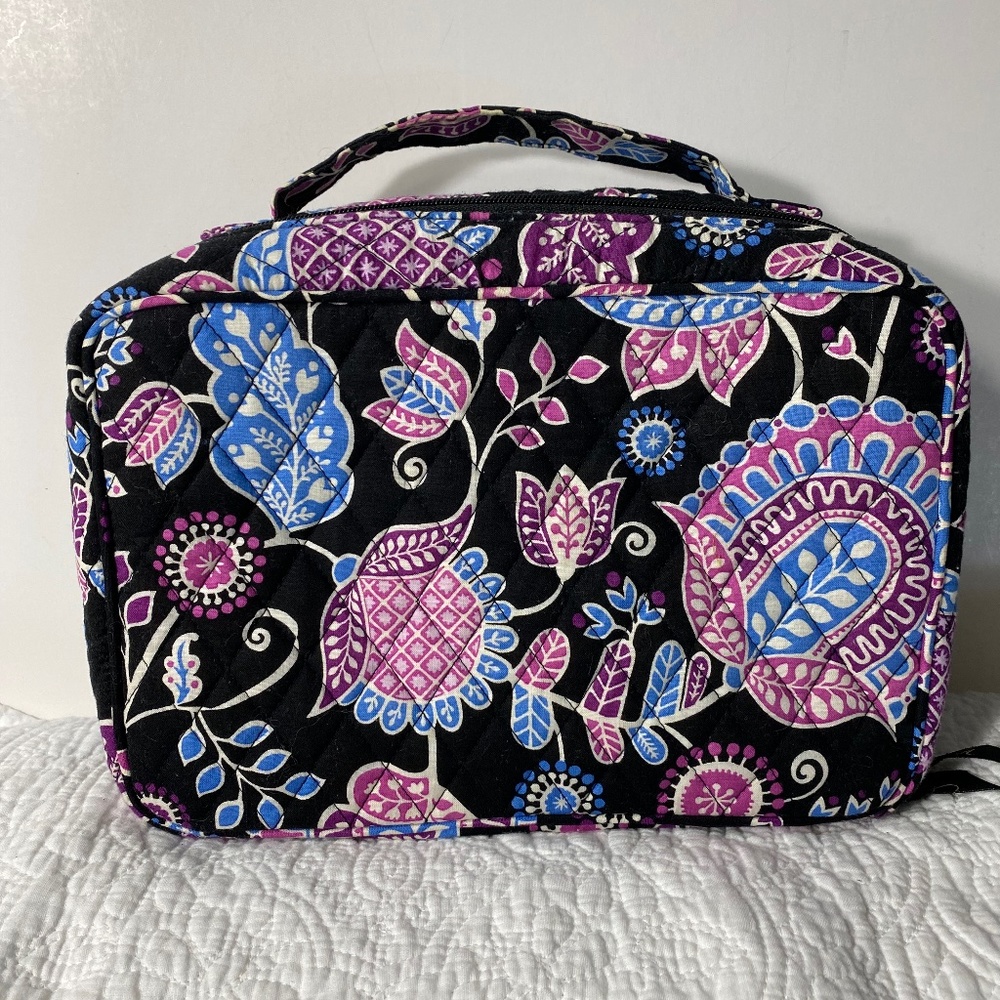 Vera Bradley Large Blush and Brush Makeup Case - Alpine Floral